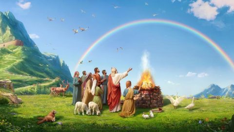 regenbogen gottes versprechen