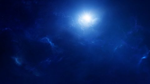 Am ersten Tag, werden der Tag und die Nacht der Menschheit geboren und bleiben dank Gottes Autorität beständig