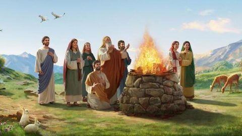 Gottes Segen für Noah nach der Sintflut