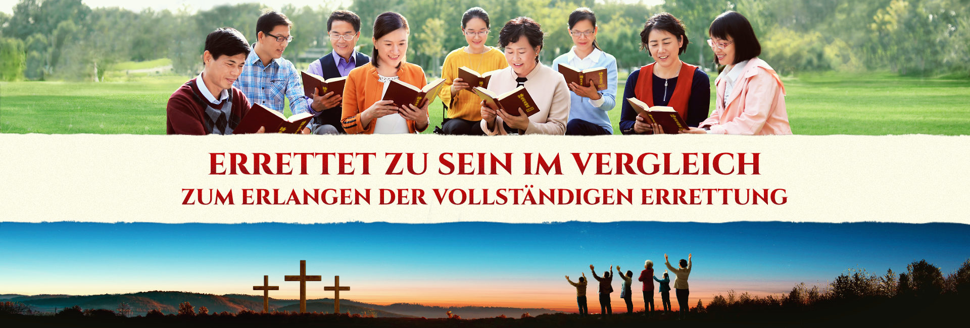 Errettet zu sein im Vergleich zum Erlangen der vollständigen Errettung