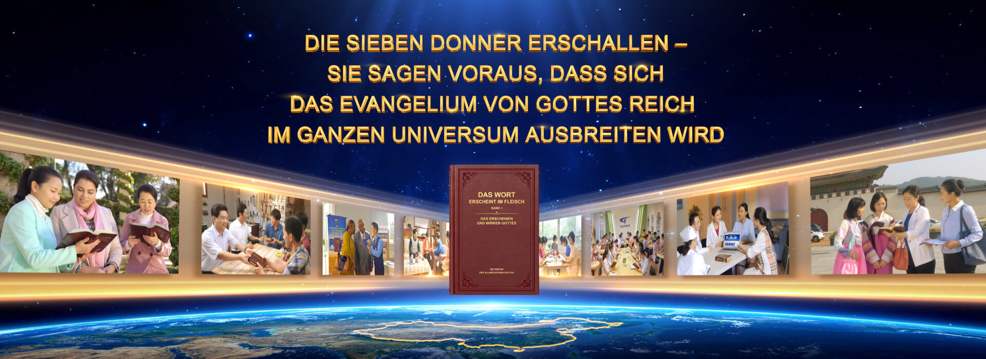 Die sieben Donner erschallen – sie sagen voraus, dass sich das Evangelium von Gottes Reich im ganzen Universum ausbreiten wird