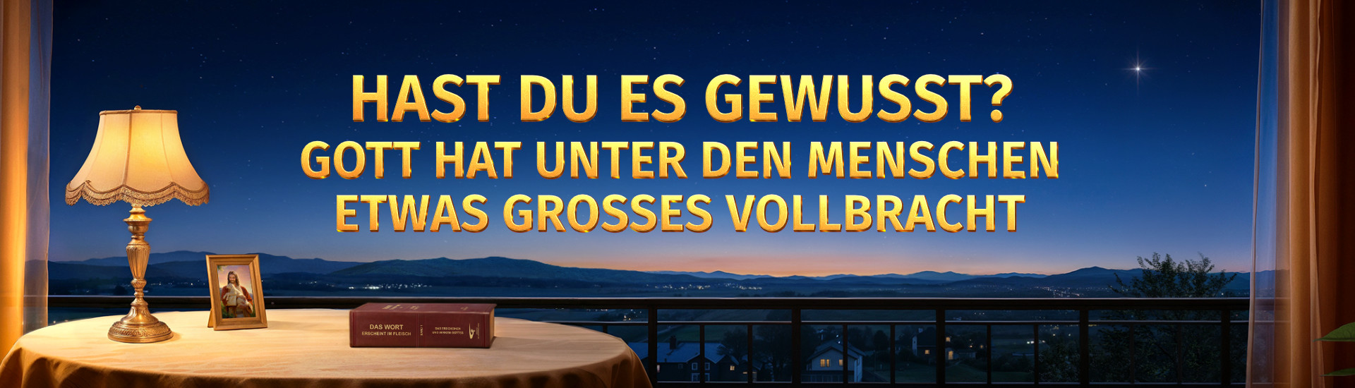 Hast du gewusst? Gott hat unter den Menschen etwas Großes vollbracht