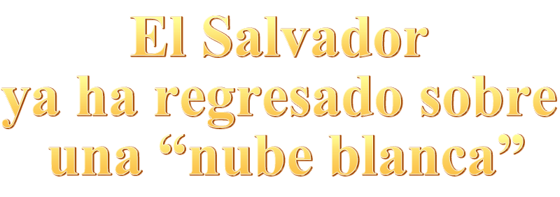 El Salvador ya ha regresado sobre una “nube blanca”