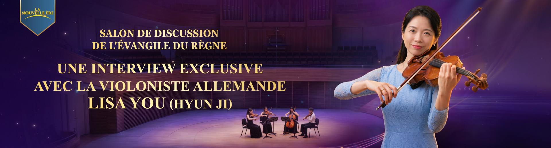 Salon de discussion de l'Évangile du Règne, Ép. 4 : Une interview exclusive avec la violoniste allemande Lisa You (Hyun Ji)