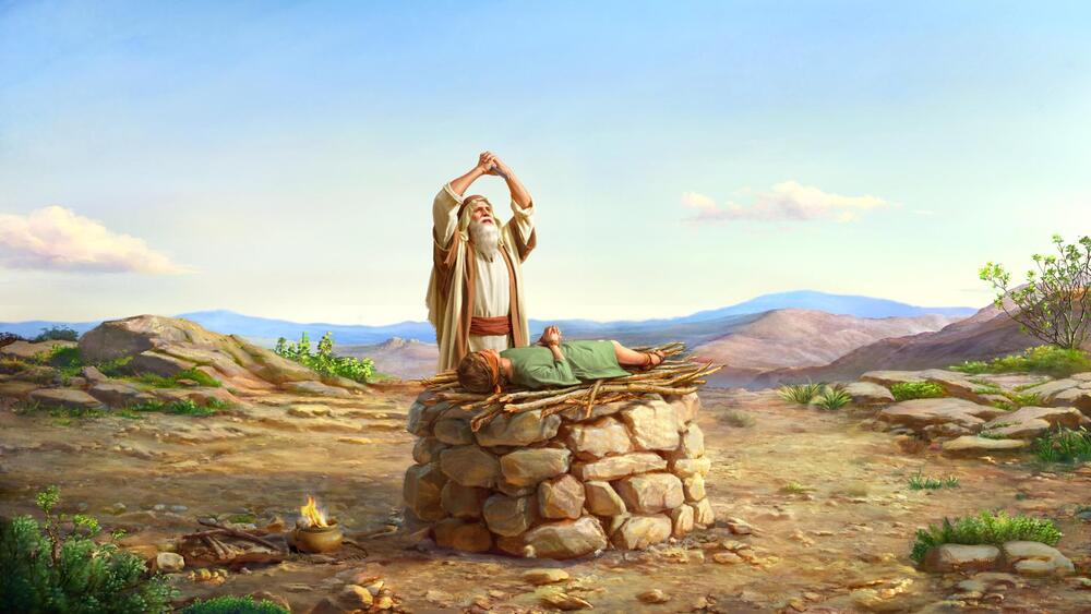 Dieu demande à Abraham de sacrifier Isaac