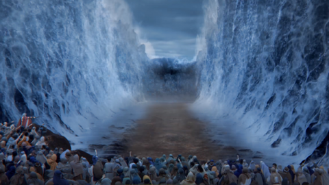 过红海,摩西,以色列人出埃及